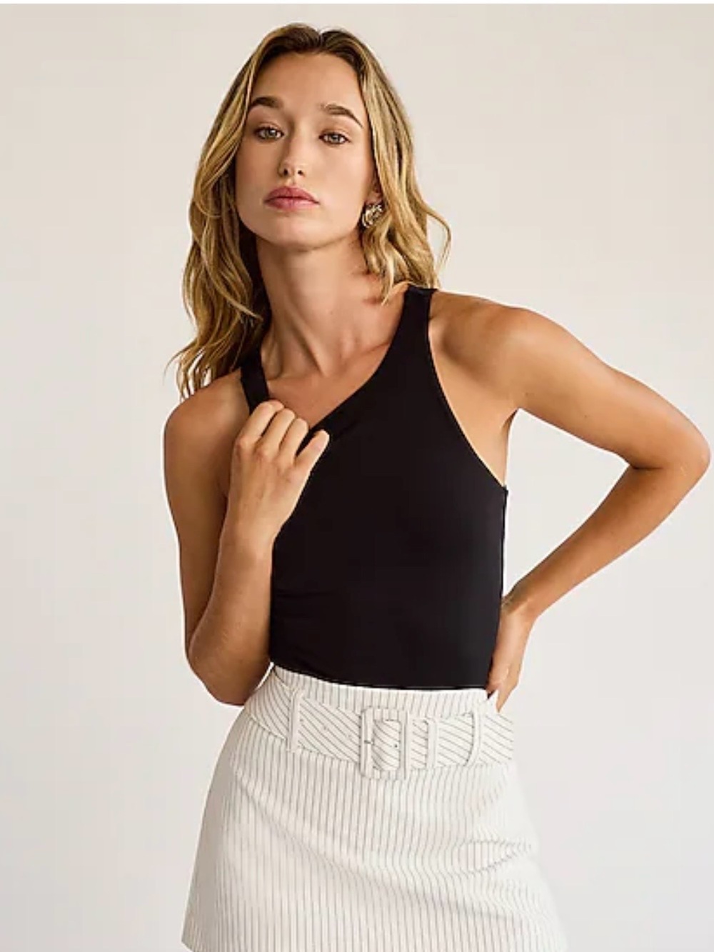 Express | Body Contour Compression High Neck Bodysuit | Black | M